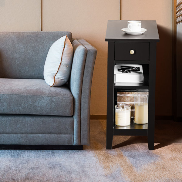 Nightstand with deals hidden storage